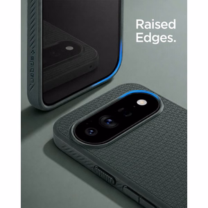 „Spigen Liquid Air (Mag Fit)“ dėklas „Google Pixel 11 Pro“, žalias („Abyss Green“)