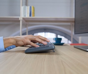 Logitech MK235 klaviatūra su pele USB QWERTY US International pilka
