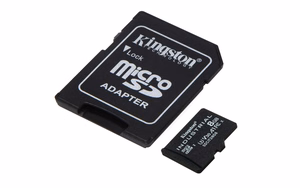 Kingston Technology 8GB microSDHC Industrial C10 A1 pSLC kortelė + SD adapteris