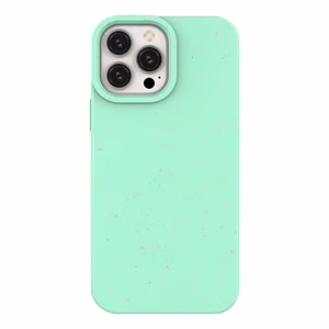 Чехол Eco для iPhone 14 Plus силиконовый разлагаемый мятно-зелёный