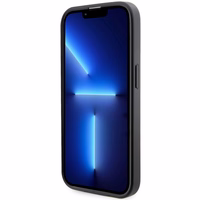 Guess GUHMP14LP4RPSK iPhone 14 Pro 6.1" juodas/juodas kietas dėklas 4G Printed Stripes MagSafe