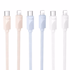 Kabelis USB C į Lightning Hoco PD 27W 1 m X114 baltas