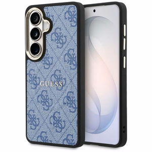 Guess dėklas 4G Embossed Ring MagSafe skirtas Samsung Galaxy S26 mėlynas