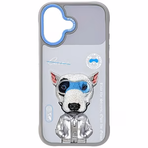 Nimmy Cool&Cute 2.0 nag dėklas iPhone 17 - pilkas
