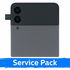 LCD ekranas suderinamas su Samsung F711 Z Flip3 (OUTER) su rėmeliu / Pilkas / (Service Pack)