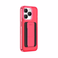 Amazing Thing Titan Pro Neon Mag piniginės dėklas 10FT IP156.7PTWPN Iphone 15 Pro Max rožinė su stovu