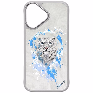 Nimmy Pantera Magnetinis dėklas telefonui iPhone 16 - šviesiai pilkas