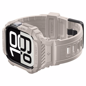 SPIGEN RUGGED ARMOR dėklas ”PRO” V2 APPLE WATCH 10 / 11 (42 MM) DUNE BEIGE