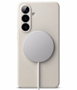 Ringke Silikoninis MagSafe Dėklas for Samsung Galaxy S26 - smėlinis