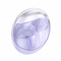 HOCO belaidės ausinės bluetooth TWS EW202 violetinės