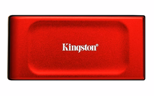 Kingston Technology 2TB XS1000 raudonas išorinis nešiojamas SSD USB 3.2 Gen 2