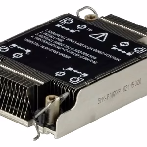 Supermicro SNK-P0077P computer cooling system Processor Heatsink/Radiatior Black, Stainless steel