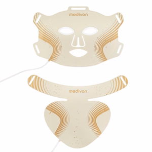 Medivon Lumi Max LED light therapy mask for face, neck and décolletage