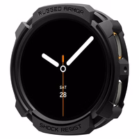Spigen Rugged Armor dėklas Samsung Galaxy Watch 8 44mm - matinė juoda