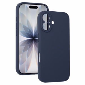 Silicone Lite dėklas telefonui iPhone 17 tamsiai mėlynas