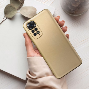 METALLIC dėklas telefonui XIAOMI Redmi 15 4G / 15 5G (171.1mm) auksinis