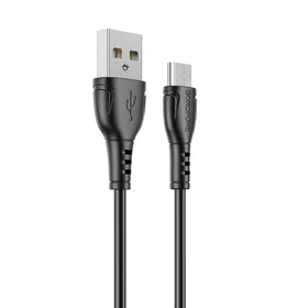 Borofone kabelis BX51 Triumph - USB į Micro USB - 2,4A 1 metras juodas