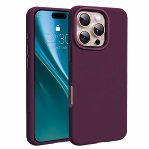 Etteri Silicone Mag dėklas, skirtas iPhone 16 Pro Max 6,9 col., tamsios vyšnių spalvos