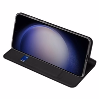 Dux Ducis Skin Pro dėklas telefonui Samsung S24+ su atvartu - juodas