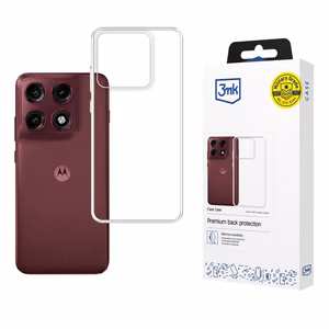 3mk „Clear Case“ dėklas, skirtas „Motorola Edge 70 Pro“ – skaidrus