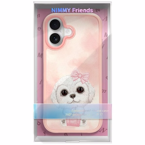Nimmy Big Eyed Pet 2.0 Dėklas telefonui iPhone 17 - rožinis