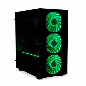 iBox PASSION V4 Mini Tower juodas kompiuterio korpusas