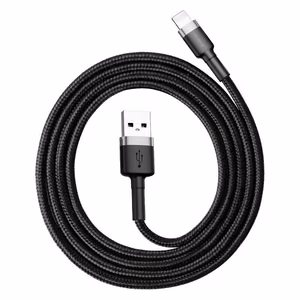 Baseus Cafule USB Lightning кабель 1,5A 2 м (серый+чёрный)