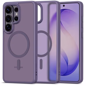 Tech-Protect Magmat MagSafe Case for Samsung Galaxy S26 Ultra Matte Purple