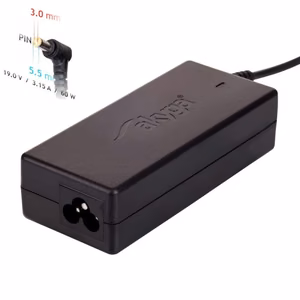 Įkroviklis nešiojamam kompiuteriui Akyga AK-ND-13 (19V / 3.16A 60W 5.5 x 3.0mm + pin) SAMSUNG 1.2m