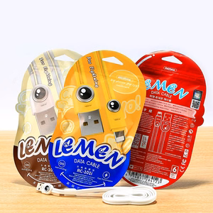 REMAX kabelis Lemen RC-101m - USB į Micro USB - geltonas