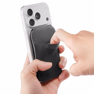 Spigen Slim Fold S314-4 magnetinis „MagSafe“ kortelių dėklas telefonui – juodas
