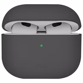 Uniq Lino silikoninis dėklas AirPods 4 - pilkas