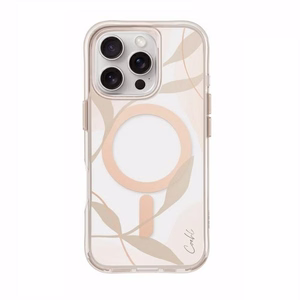 Uniq Coehl Verdure Magnetinis įkrovimo dėklas iPhone 16 Pro telefonui - skaidrus