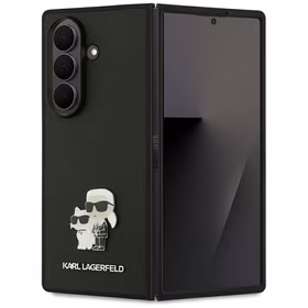 KARL LAGERFELD dėklas telefonui SAMSUNG Z Fold7 KLHCZFD7SAPKCNPK (Saffiano KC PIN) juodas