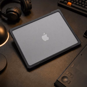 Tech-Protect Velar Case for MacBook Air 15" 2023 / 2024 / 2025 / 2026 - Transparent Black