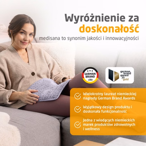 Medisana HP 518 šildymo pagalvėlė, švelnios alyvinės spalvos