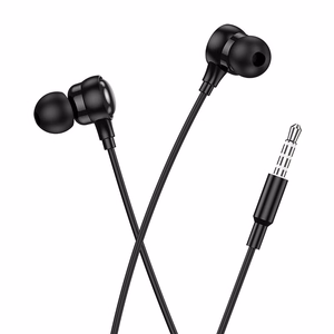 Проводные наушники-вкладыши Jack 3,5 мм Hoco M116 чёрные