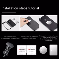 FORCELL F-GRIP MagElite magnetinis automobilio laikiklis oro angai juodas