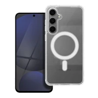 Skaidrus magnetinis dėklas (MID), skirtas SAMSUNG S24 FE, su MagSafe