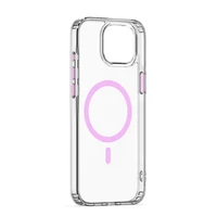 Etteri Spalvotas Magnetinis dėklas telefonui iPhone 13 6,1" rožinė