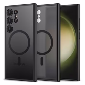 Dėklas Reach Matte MagSafe Samsung S938 S25 Ultra juodas