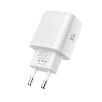 Tech-Protect NCA30 PD 30W QC3.0 USB-A / USB-C sieninis įkroviklis + USB-C / Lightning kabelis 100cm - baltas