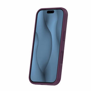 Thin Mag silikoninis dėklas, skirtas iPhone 17 Pro 6,3″ / iPhone 18 Pro 6,3″, tamsiai vyšninės spalvos