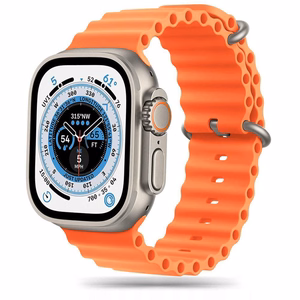 TECH-PROTECT ICONBAND PRO APPLE WATCH 4 / 5 / 6 / 7 / 8 / 9 / SE / ULTRA 1 / 2 (42 / 44 / 45 / 49 MM) ORANŽINIS