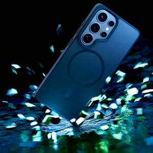 "3mk Smoke MagCase" dėklas, skirtas "Samsung Galaxy S26 Ultra" - pilkas permatomas