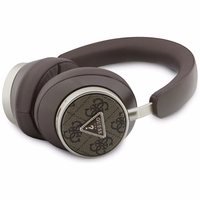 Guess 4G Triangle Logo Bluetooth ENC ausinės ant ausų rudas