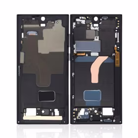 Vidurinis rėmelis Samsung S908 S22 Ultra Fantominis juodas