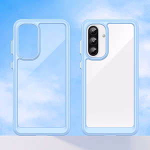 Kosmoso dėklas Samsung Galaxy A26 su lanksčiu rėmu - mėlynas