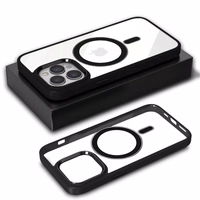 Dėklas Premium Mag Cover Apple iPhone 15 Plus juodas