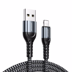 USB laidas Joyroom N10 pilkas Lightning (rinkinys 3 vnt.: 25cm / 120cm / 200cm)